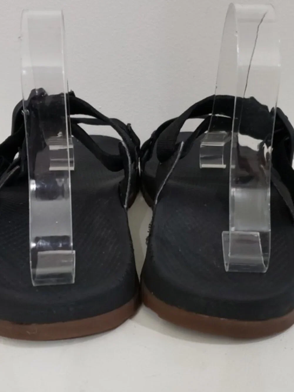 Chaco Black and Brown Sandals with Adjustable Straps Men's Sz 9